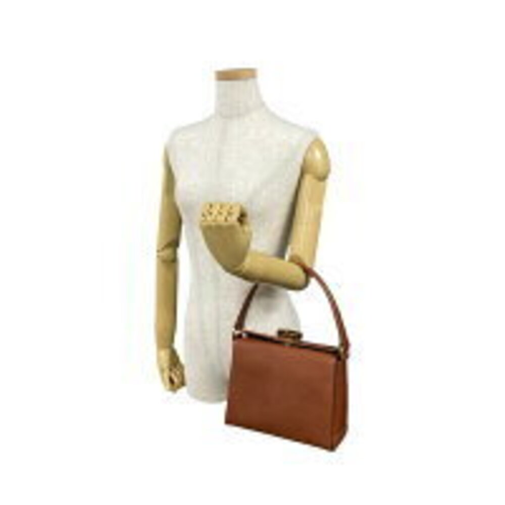 GUCCI bamboo turnlock leather handbag tote bag brown - Picture 2 of 8